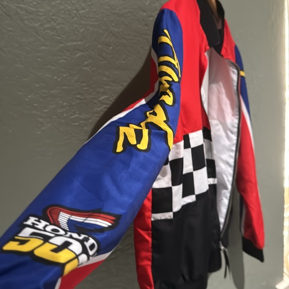 Forever 21 Honda 500 Honda Windbreaker polyester Jacket Women's 3X NASCAR - Picture 5 of 8